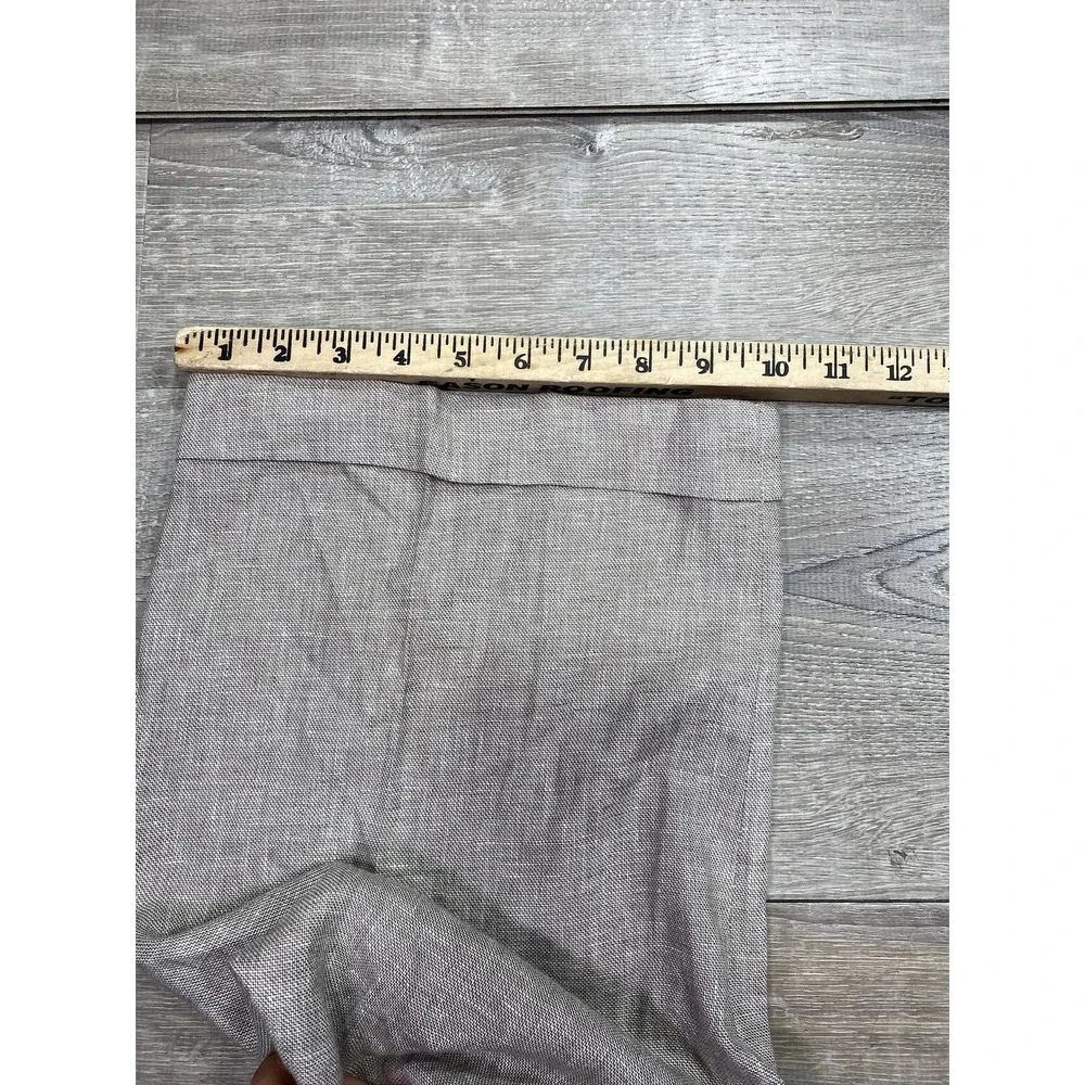 Oak Hill Dress Pants Mens‎ 50x30 Beige Linen Blend Pleated Big & Tall Trousers - Picture 11 of 12